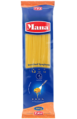 اسپاگتی غنی شده مانا